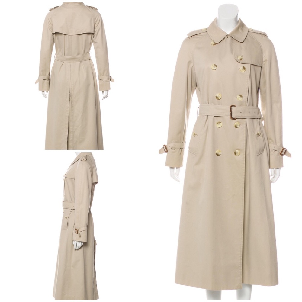 Burberry London Ivory Trench Coat 🧥 *authentic*